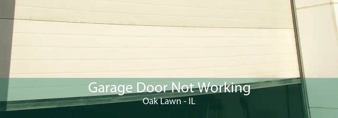 Garage Door Not Working Oak Lawn - IL