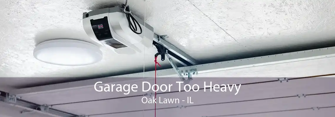 Garage Door Too Heavy Oak Lawn - IL